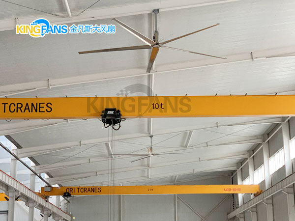 工業大風扇葉片表面靜電噴涂