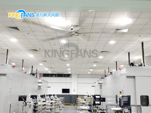工業大風扇在較大面積的空間能把溫濕度保持均衡