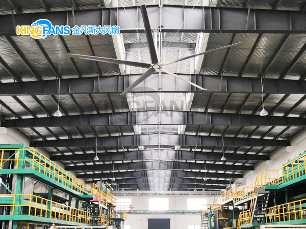 金凡斯工業大風扇改善作業環境！