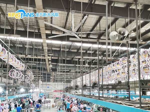 金凡斯工業大風扇：壓鑄車間通風降溫的經濟高效解決方案